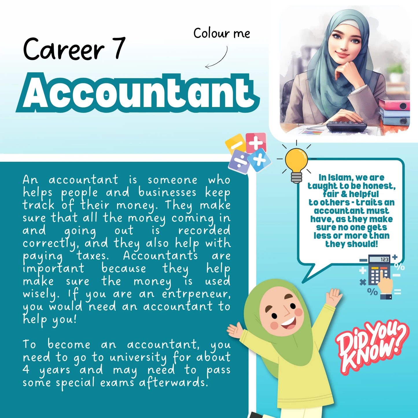 Career Activity Book | Collaboration with Lead with Hijab
