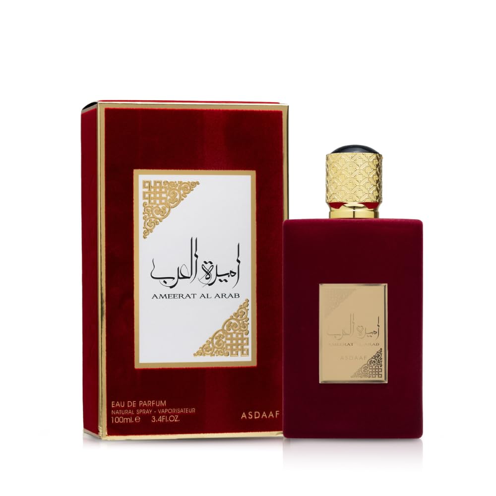 Ameerat Al Arab Eau de Parfum Spray for Women, 3.4 Ounce (100ml) by Asdaaf