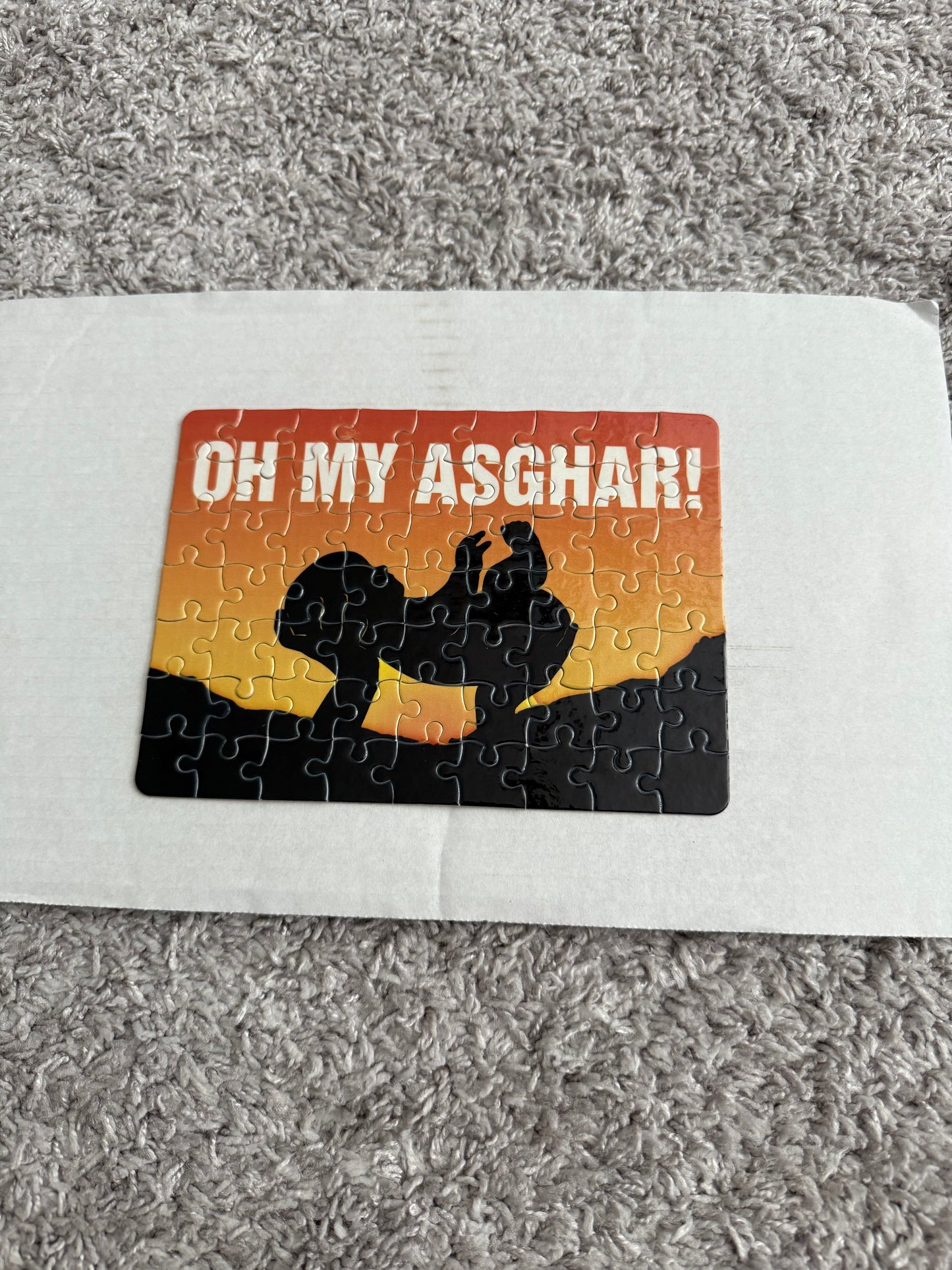 Oh My Asghar! jigsaw puzzle