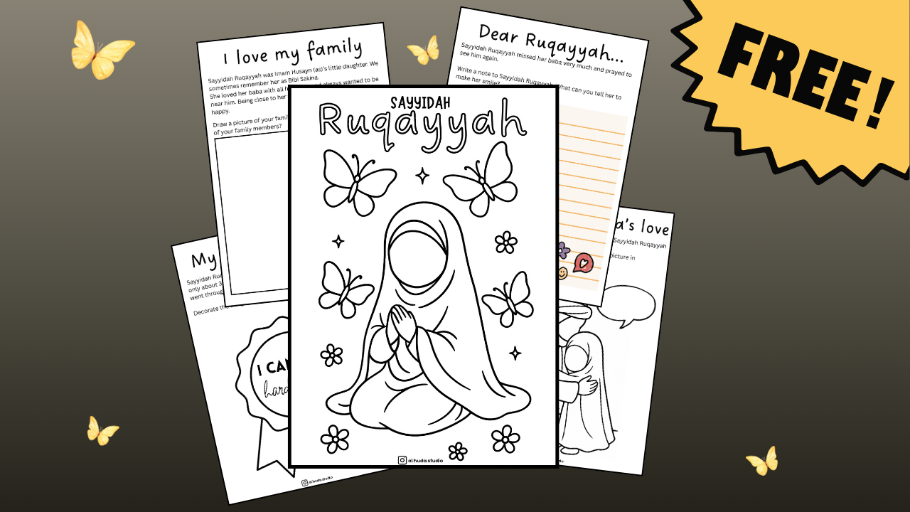 Sayyidah Ruqayyah Activity Book | Al Huda Studio