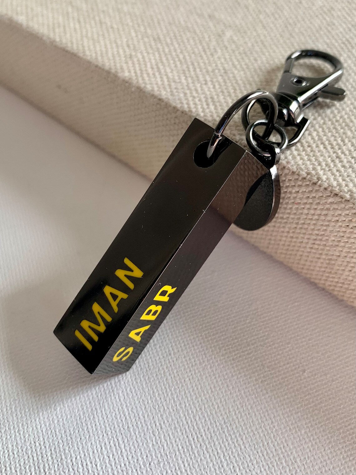 Islamic Principles Keychain | Sabr, Shukr, Tawakkal, Iman