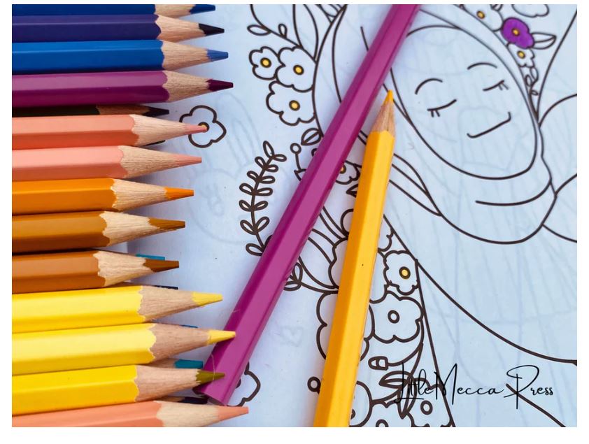 Islamic Children's Coloring Book Twinkle Hijab by Little Mecca Press