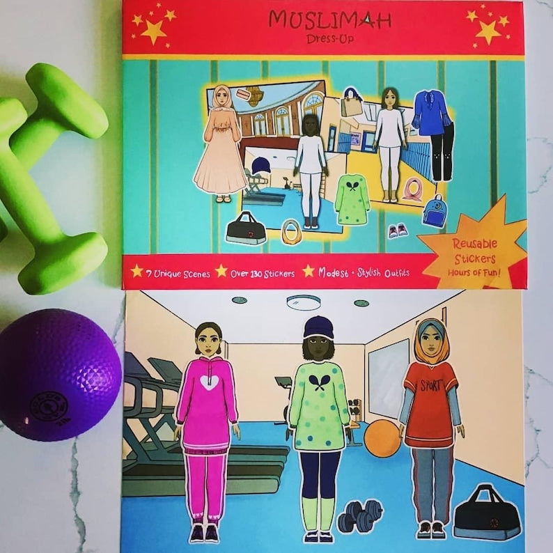 Muslimah Reusable Dress-up Sticker Set | Momin Explorers