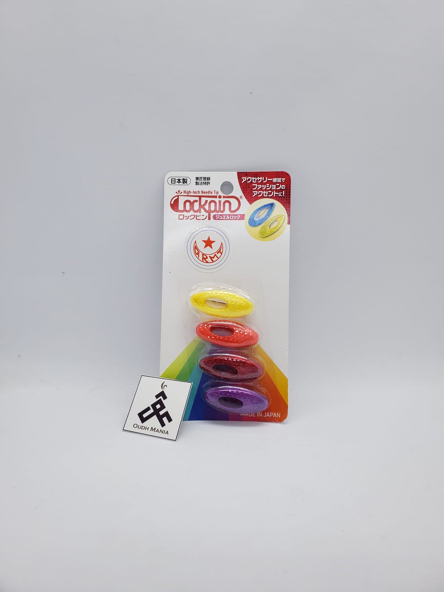 Made in Japan | Original Hijab Scarf Pins with Oval Opening | Safety Clip Pins