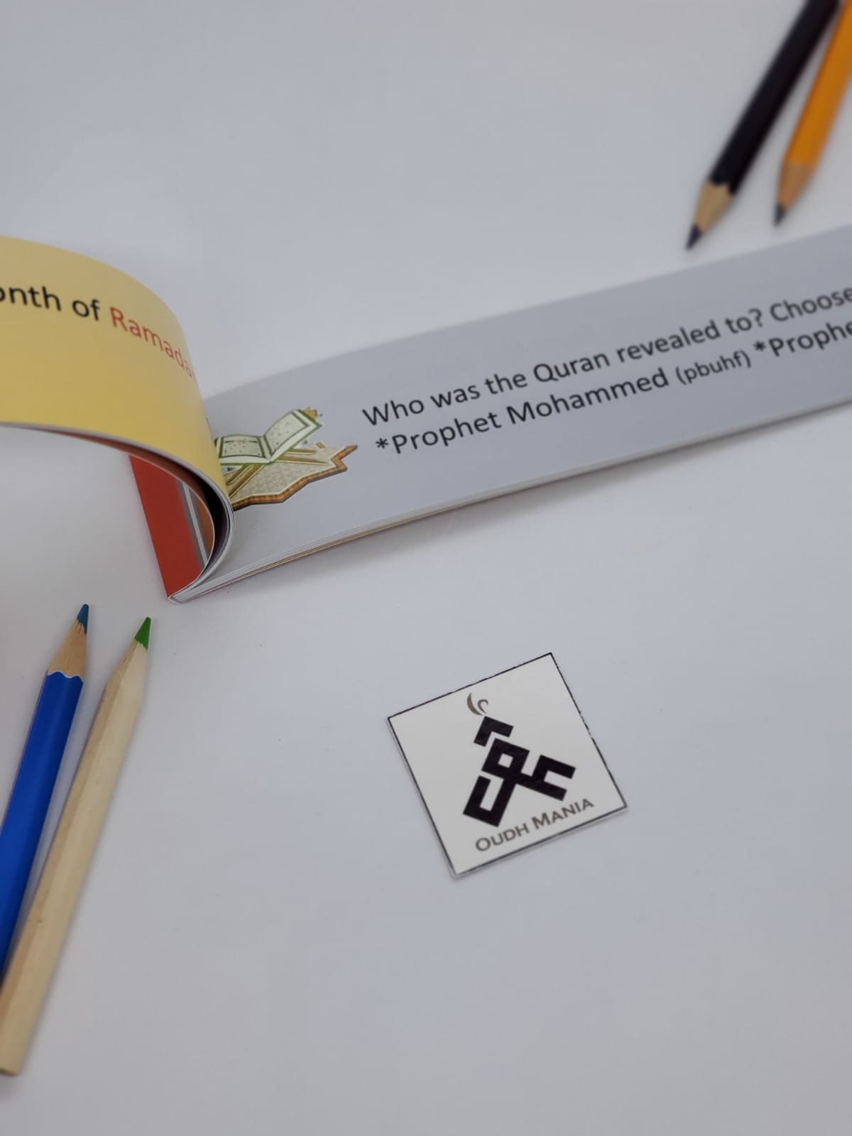 Pencil Shaped Ramadan Activity Book by Um Aimen Books