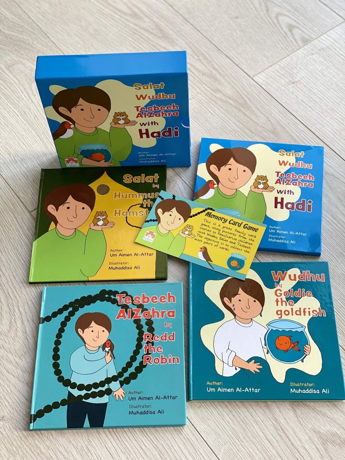 Hadi and Animals teach Wudu, Salat & Tasbeeh al Zahra | Um Aimen Books