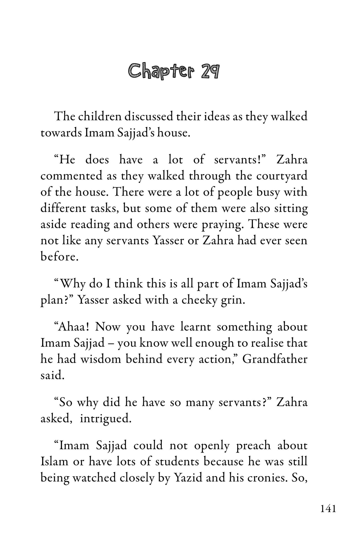 Yasser and Zahra investigate what happened after Ashura written by Binte Abbas published by Sun Behind the Cloud