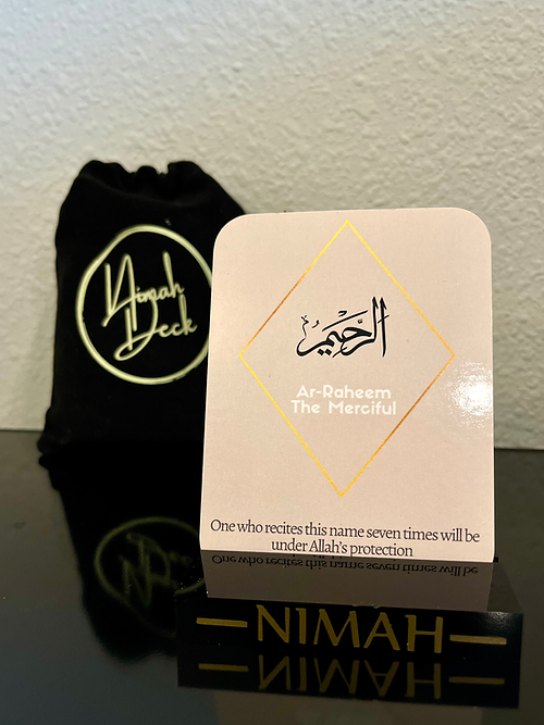 Nimah Deck | Allah's Names with Meaning | Asma ul Husna