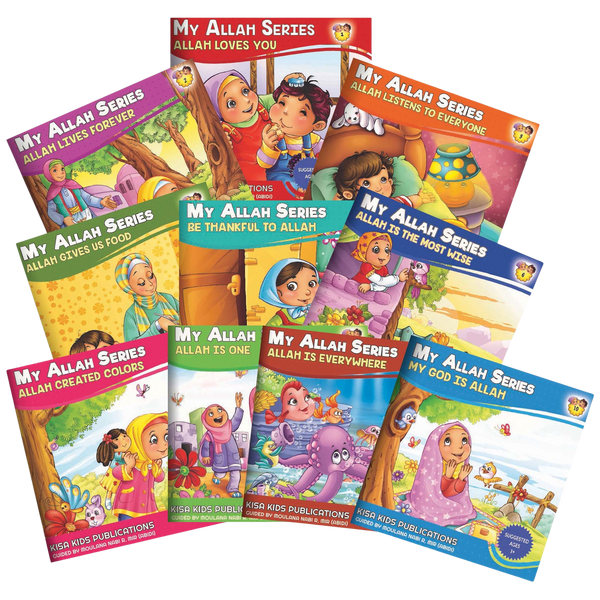 Hardcover My Allah Series | A Collection of 10 Books by Kisa Kids Publications