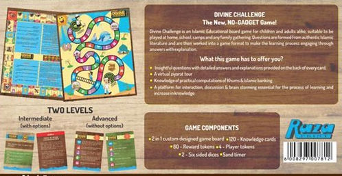 Divine Challenge Islamic Educational Game Published by Raza Print