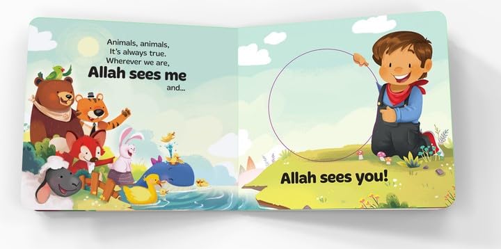 Allah Sees You and Me (Allah and Me Baby Book Series) Board book by Learning Roots