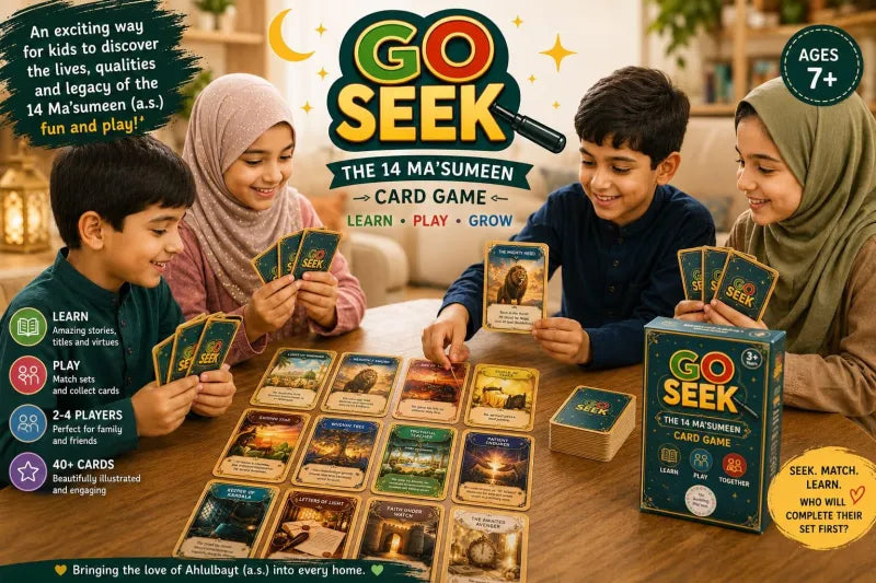 GO SEEK - 14 Ma'sumeen Card Game | Shia-based Family Game | The Budding Mumin