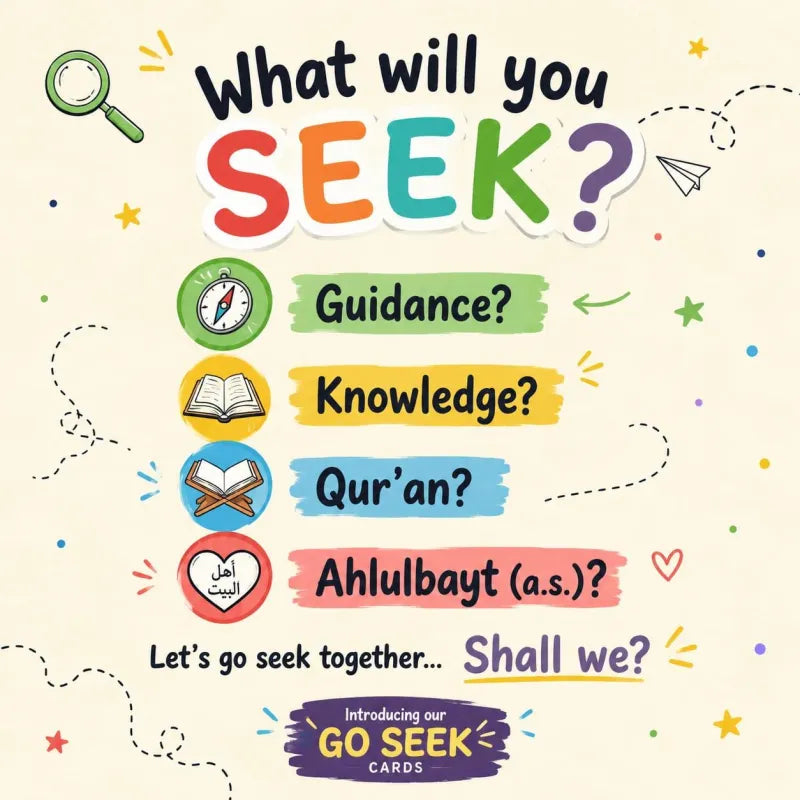 GO SEEK - 14 Ma'sumeen Card Game | Shia-based Family Game | The Budding Mumin