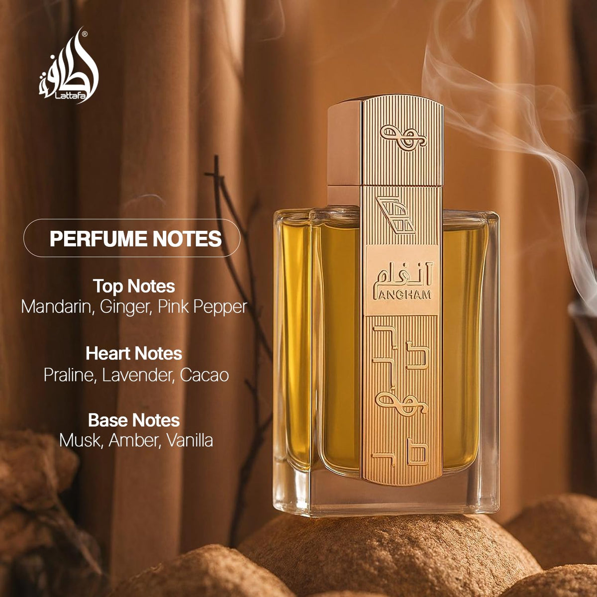 Lattafa Angham - Eau de Parfum Fragrance for Unisex |3.40 Ounce / 100 ml
