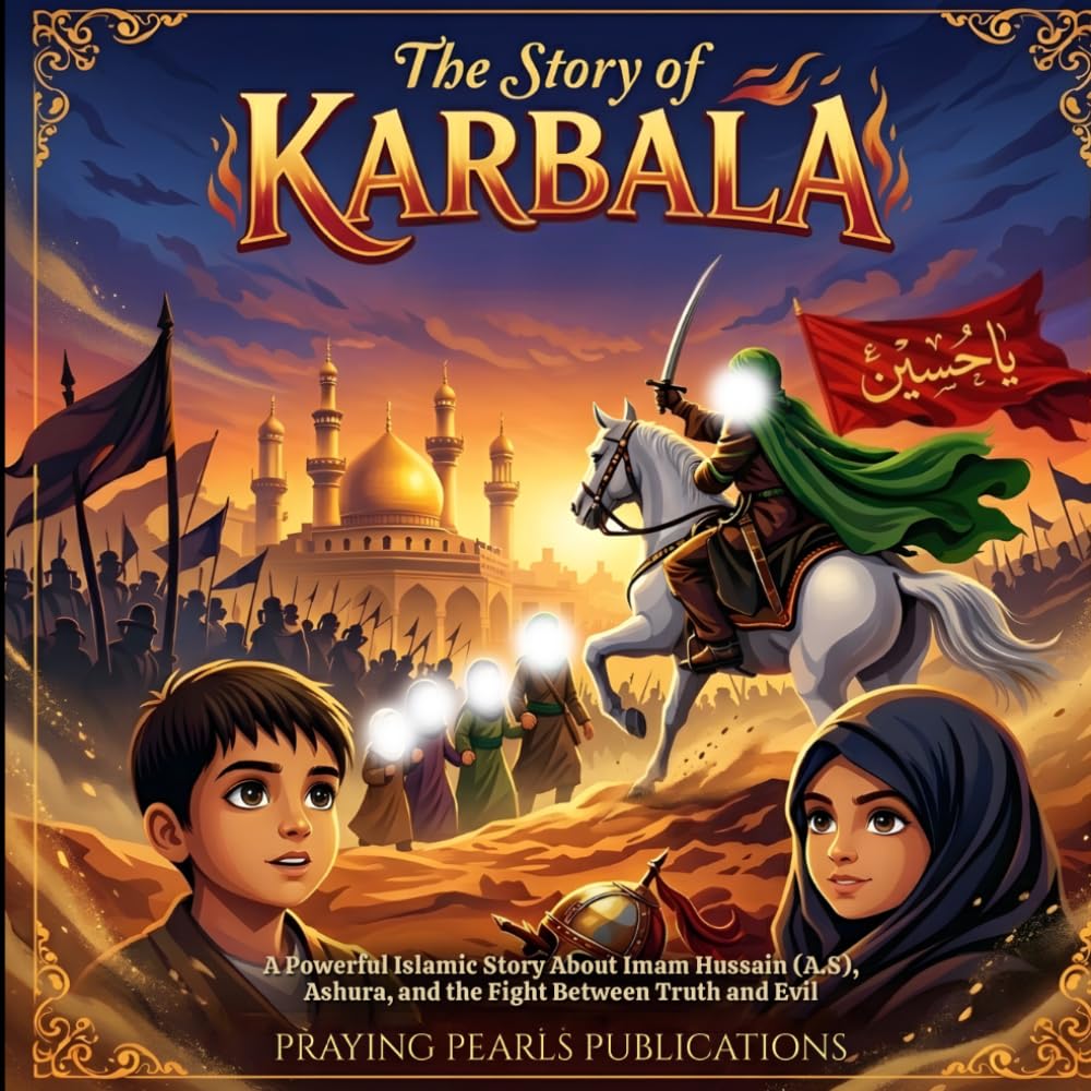 The Story of Karbala for Kids: A Powerful Introduction to Imam Hussain (A.S), Ashura, and the Heroes of Truth: Gateway to the Heroes of Karbala Series | A Shia Book Series | Praying Pearls Publications (Copy)
