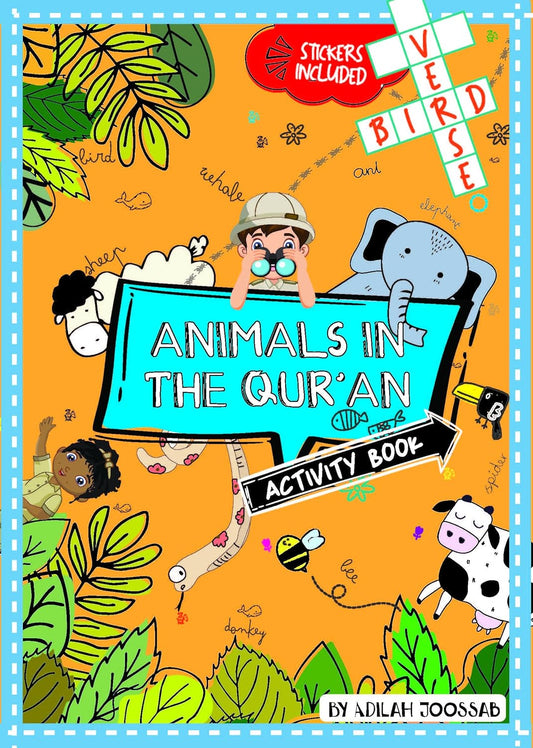 Animals in the Qur'an Activity Book | by Adilah Joossab (Author, Illustrator) | paperback
