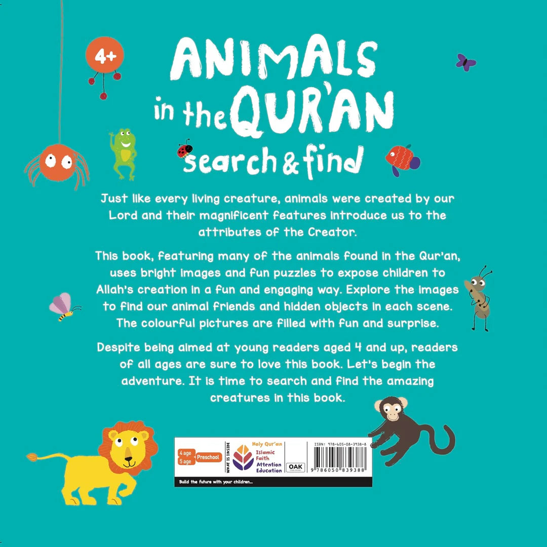 Animals in the Quran: Search and Find Book | OAK Creative Designs
