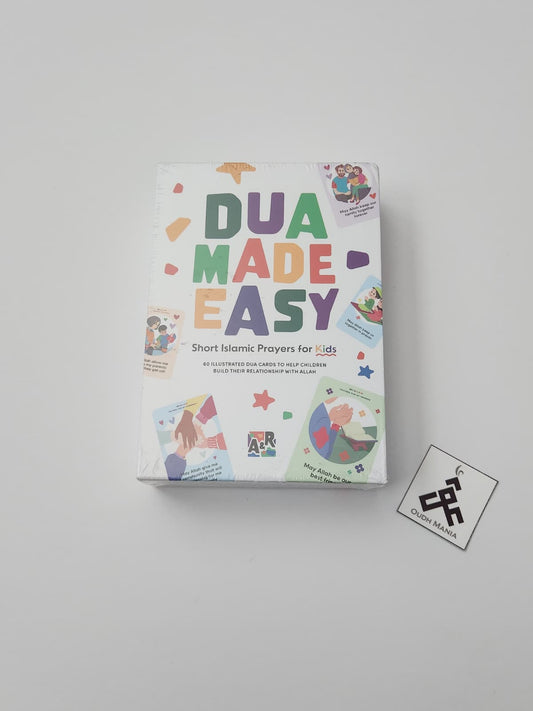 Dua Made Easy 60 Illustrated Dua cards with short prayers for kids