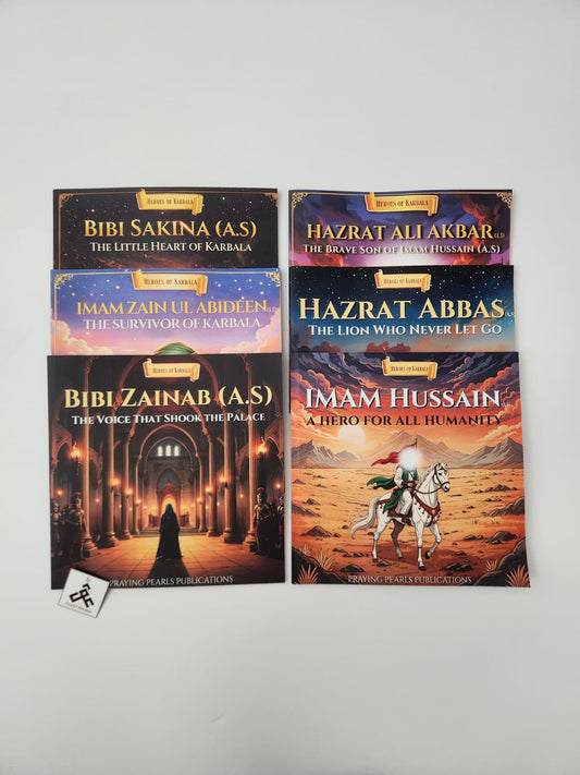 Heroes of Karbala Series | Set of 6 | Praying Pearls Publications