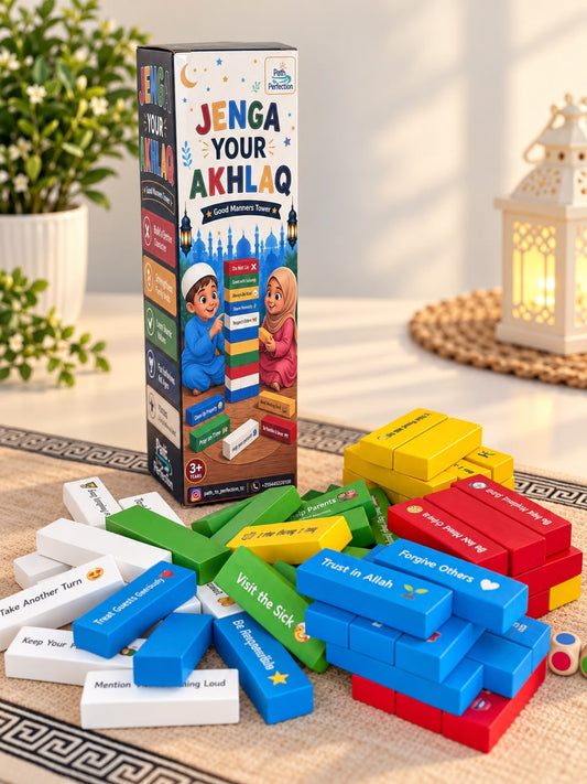 JENGA YOUR AKHLAQ  Build Good Manners, One Block at a Time! | Path to Perfection