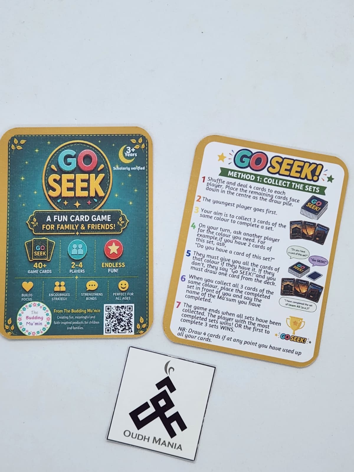 GO SEEK - 14 Ma'sumeen Card Game | Shia-based Family Game | The Budding Mumin
