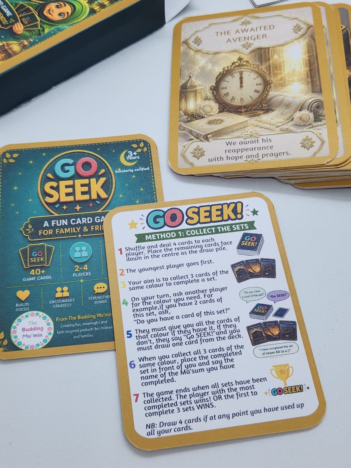 Go Seek! 14 Ma'sumeen Card Game | The Budding Mumin