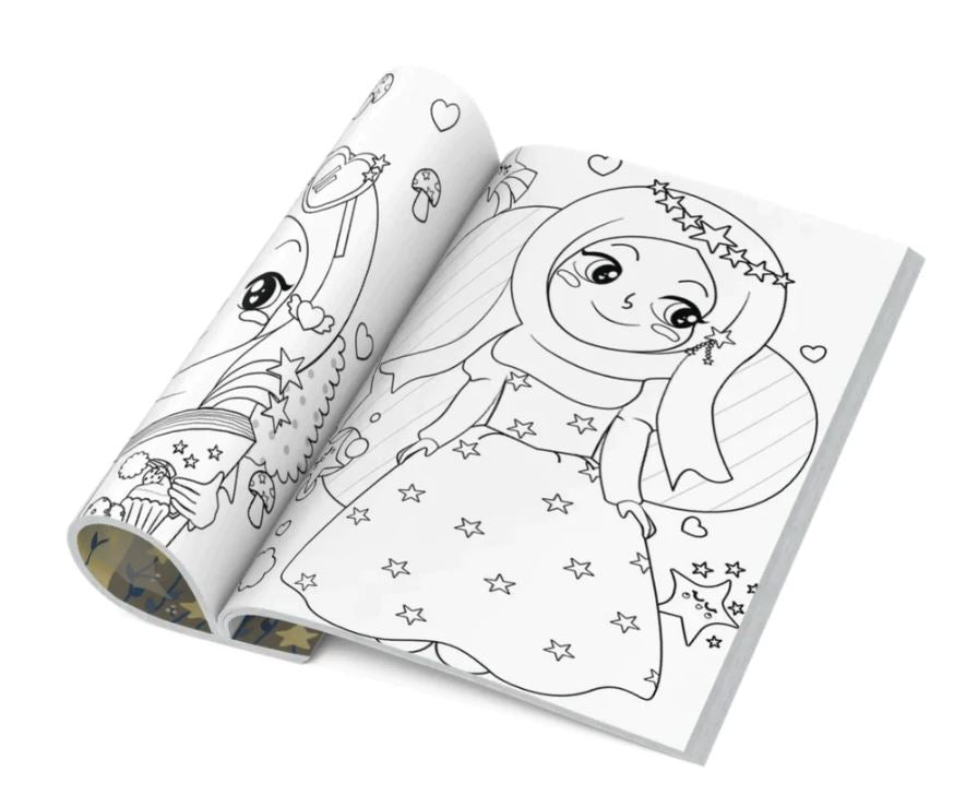 Islamic Children's Coloring Book Twinkle Hijab by Little Mecca Press