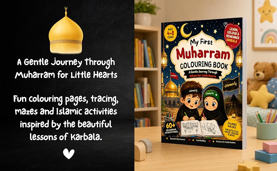 My First Muharram Coloring Book for Kids: Islamic Ashura Activity Book  | Praying Pearls Publications