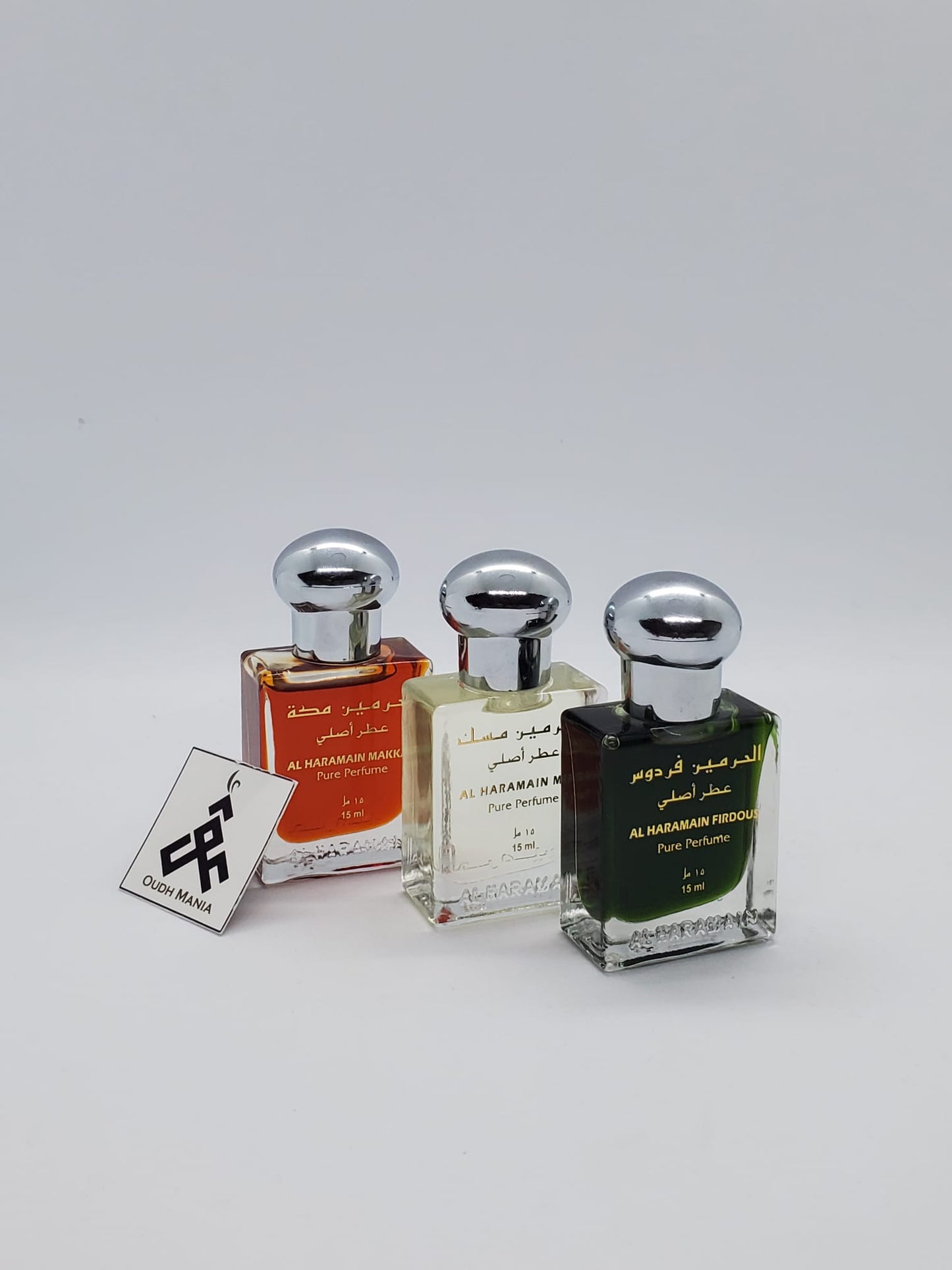 Al Haramain OUDI | Madinah | Musk | Million | Makkah| Mukhallat | White Oudh Perfume Oil 15ml by Al Haramain Perfumes