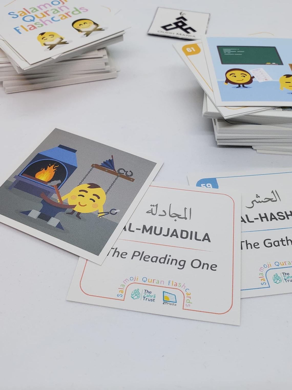 Salamoji Quran Flashcards | 114 Surah's Name by Zahra Trust UK
