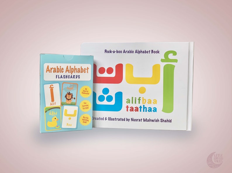 Alif Baa Taa Thaa Book and Flashcard Set | Montessori Learning