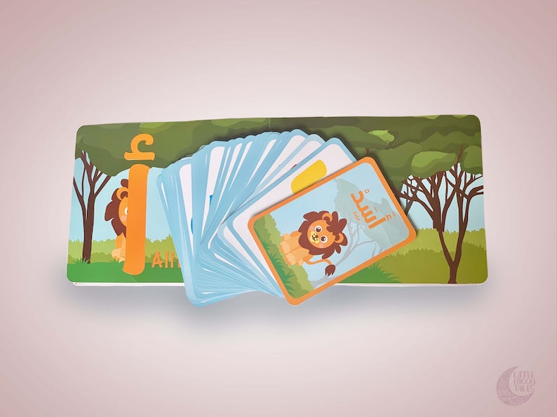 Alif Baa Taa Thaa Book and Flashcard Set | Montessori Learning