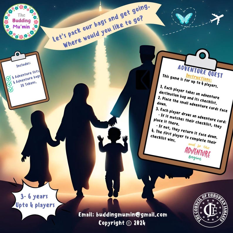 Adventure Quest Game  + Book | by the Budding Momin