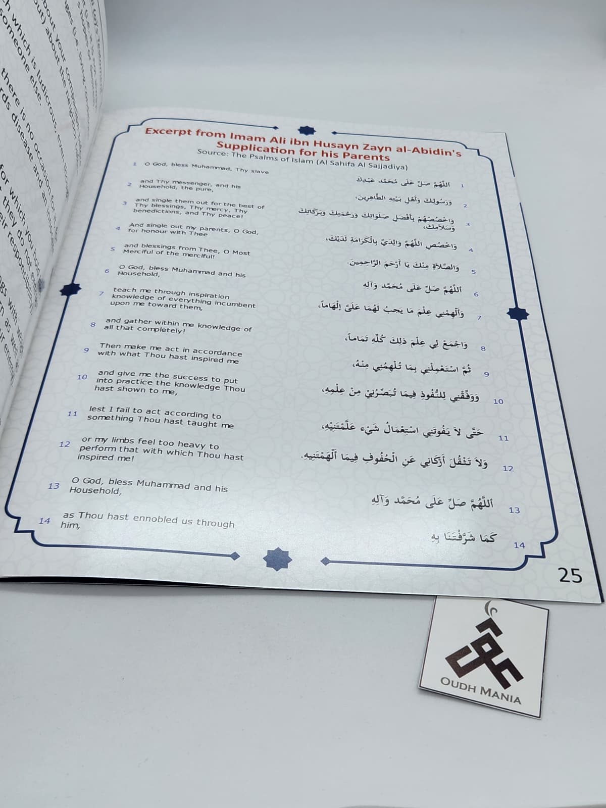 The Last Will and Testament of Ali Ibn Abi Talib (pbup)