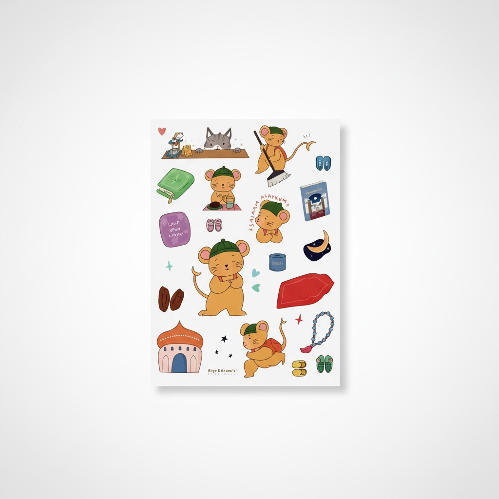 Masjid Mouse + Plush Toy | Aliya & Hasan's Bookshelf