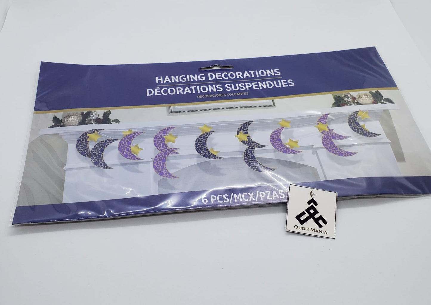 Vibrant Multicolor Eid Celebration String Decorations - 7' - Festive & Dazzling Hanging Décor | Premium Quality Ornaments - Perfect For Ramadan & Special Occasions