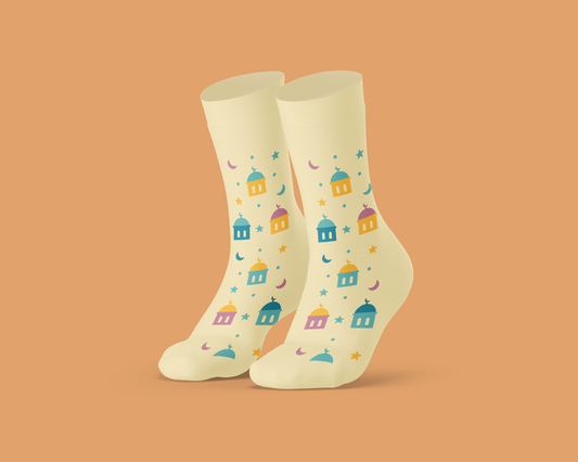 Islamic Mosque Pattern Socks | Aliya & Hasan's Bookshelf