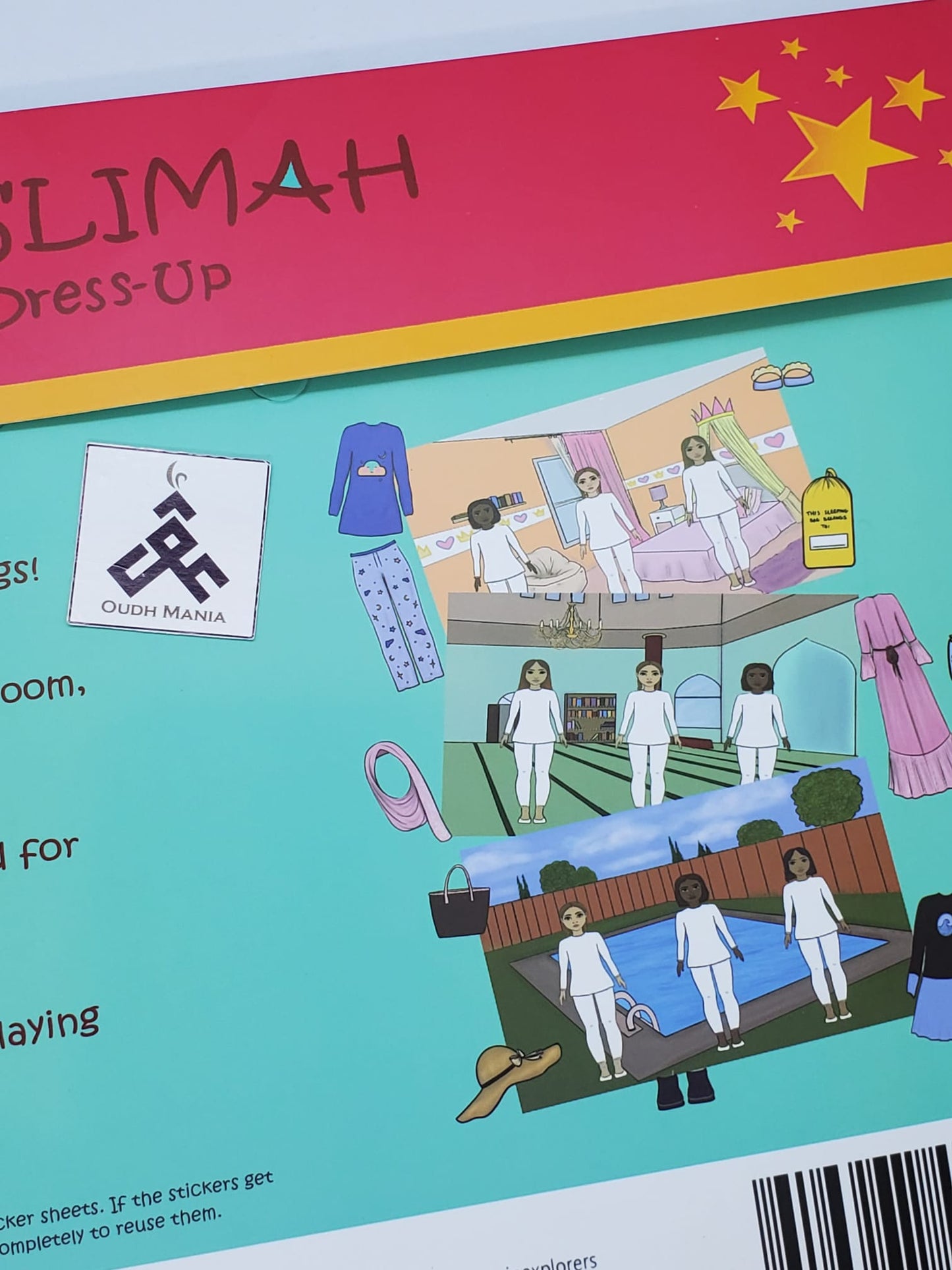 Muslimah Reusable Dress-up Sticker Set | Momin Explorers
