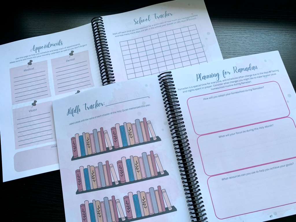 Homeschooler Planner for Muslim Families by Fatema Kermalli Walji