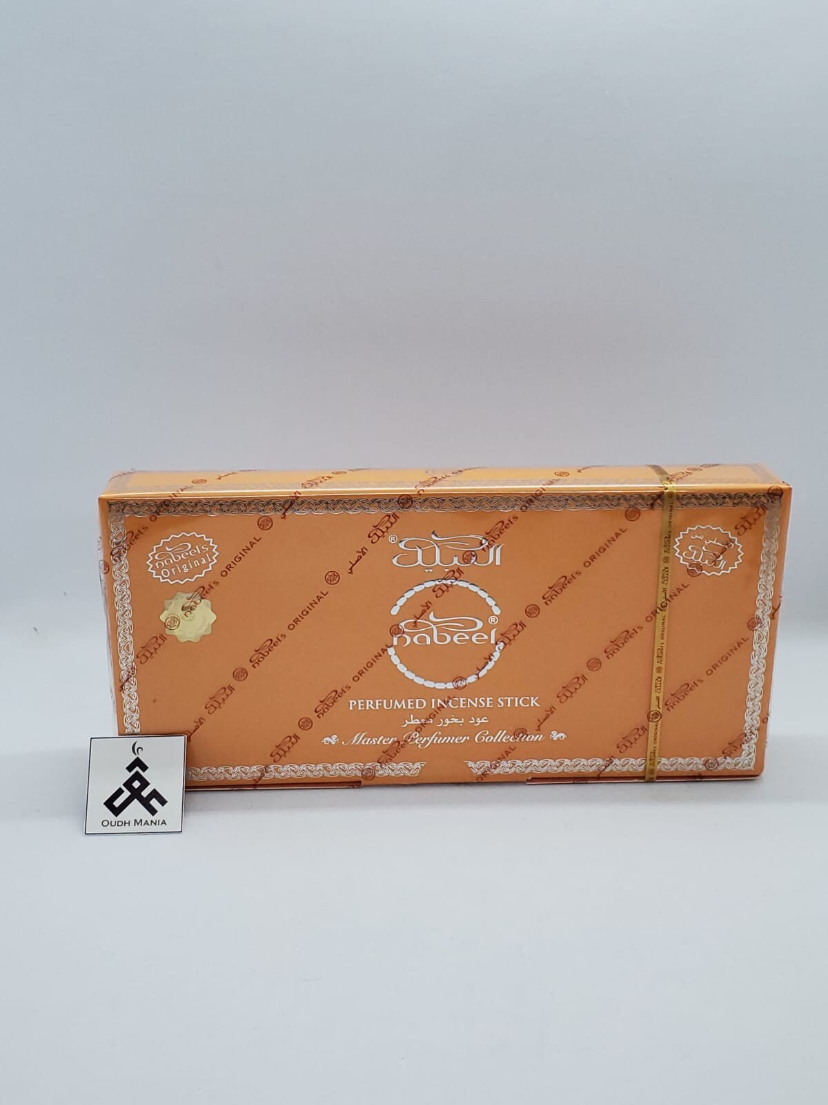 Nabeel Crown | Nabeel (Orange) Perfumed Incense Stick 50g - Free Incense Holder Included - Bakhour | Oudh | Made In UAE Nabeel بخور النبيل