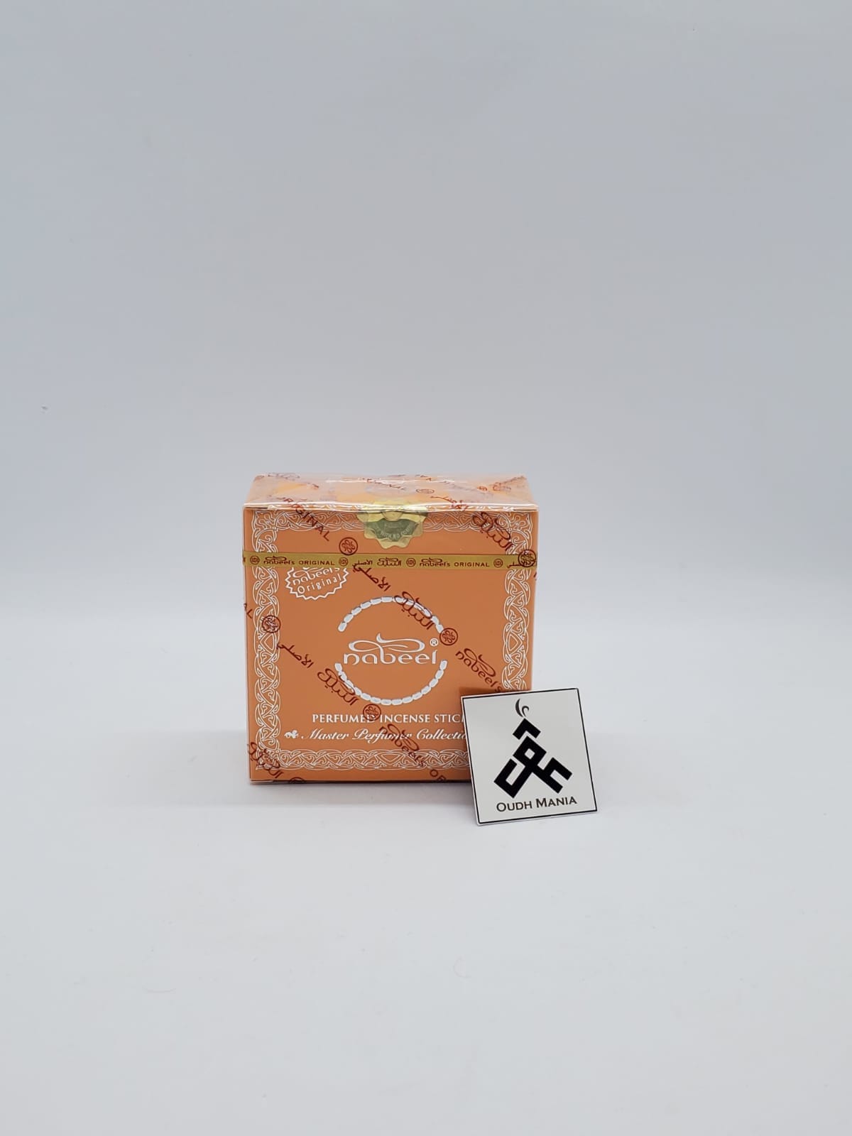 Nabeel Crown | Nabeel (Orange) Perfumed Incense Stick 50g - Free Incense Holder Included - Bakhour | Oudh | Made In UAE Nabeel بخور النبيل